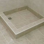 Tile shower tray