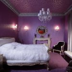фиолетовая спальня декор идеи