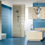 идея красивого стиля большой ванной комнаты