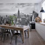 How to choose wallpaper for the kitchen: 90 photos and design ideas