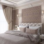 What wallpaper color to choose for the bedroom photo