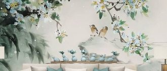 painting with tree and birds