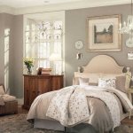 combination of light shades in bedroom style