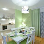 Pistachio-colored kitchen: pros and cons, color combinations, choice of style, photo examples