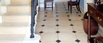 Floor tiles in the hallway 2022: TOP-90 best ideas with photos