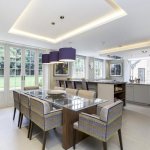 Plasterboard ceiling in the kitchen: 80 photo ideas