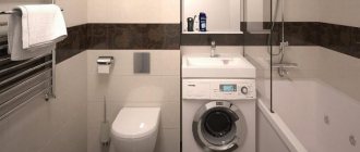 Sink above the washing machine: 65 photo ideas