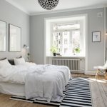 Chic bedroom design in Scandinavian style: photos of successful design examples