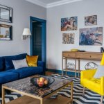 Blue color in the interior: combinations and ideas (95 photos)