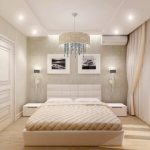 Spotlights in the bedroom: basic location rules, photo diagrams